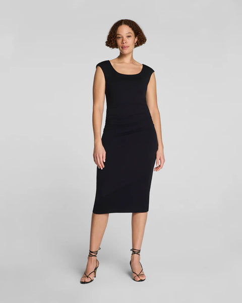 Spanx Scoop Neck Midi Dress Black / S Spanx Scoop Neck Midi Dress Black / S