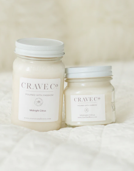 16 Oz. Mason Jar Candle Crave Co