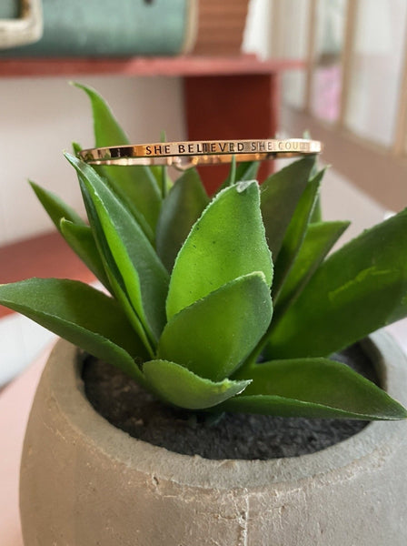 Message on Bangle Bracelet Lililu On King