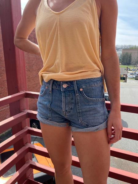 Free people 2025 high waisted shorts