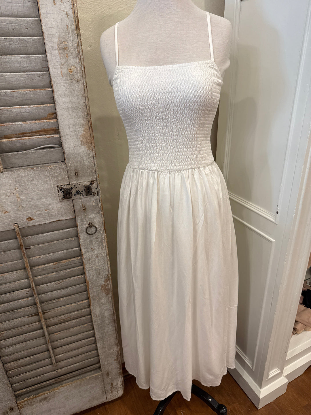 Smocked Summer Dress In February