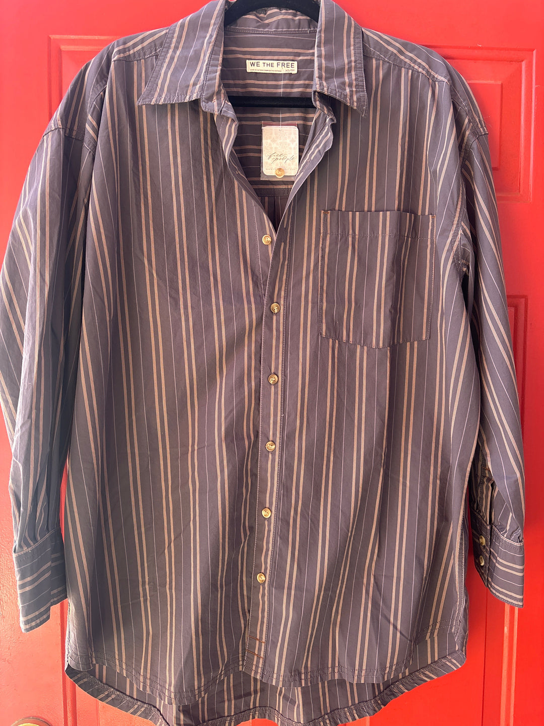 Freddie Striped Shirt by Free People Free People