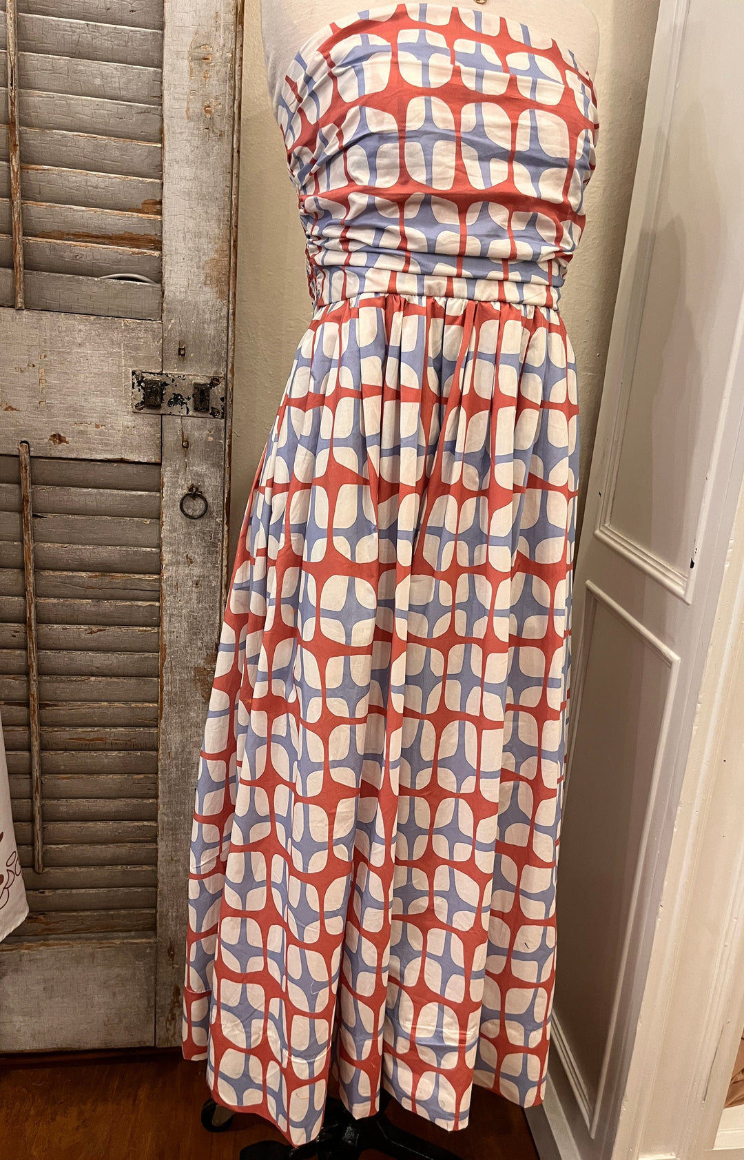 Geo Print Midi Pinch