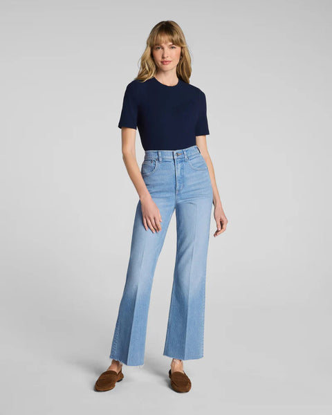 Raw Hem Kick Flare Jeans by Spanx Spanx