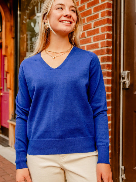 Blue Song Sweater Pinch