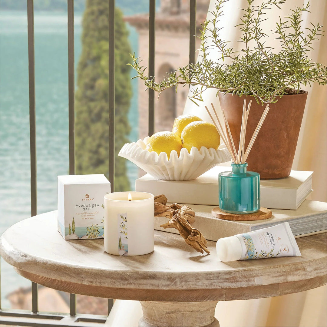 Thymes Poured Candle Cyprus Sea Salt Thymes