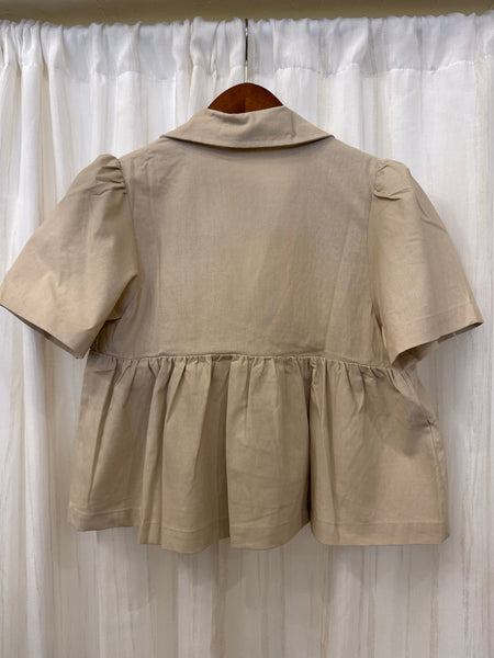 Heart Eyes Smocked Top In February