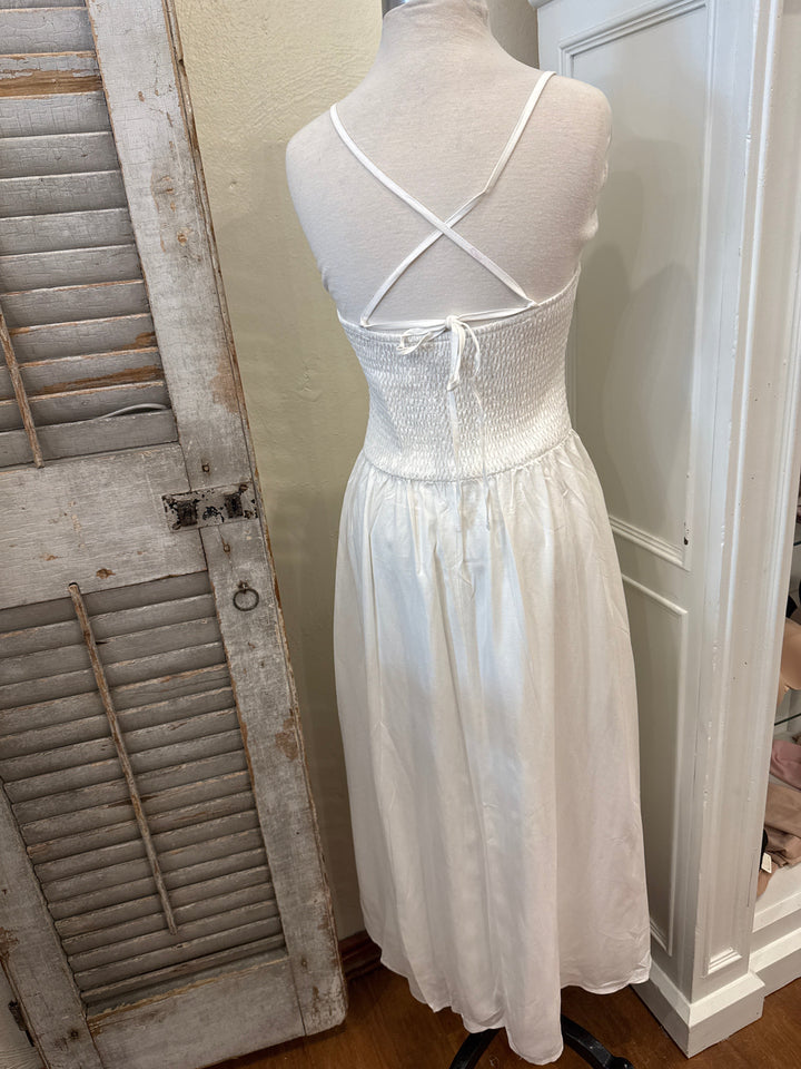 Smocked Summer Dress In February