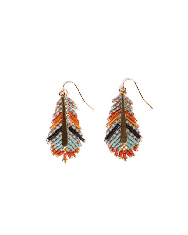 Gilded Feather Earring by Mayana Mayana