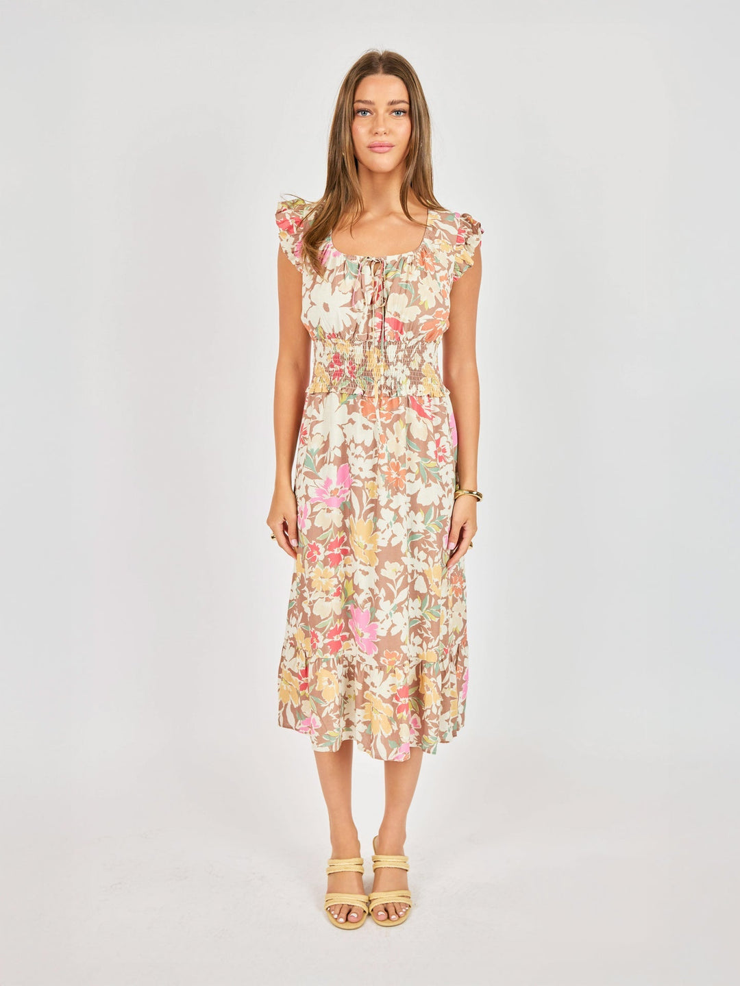 Floral Dunes Midi Dress Sadie &amp; Sage