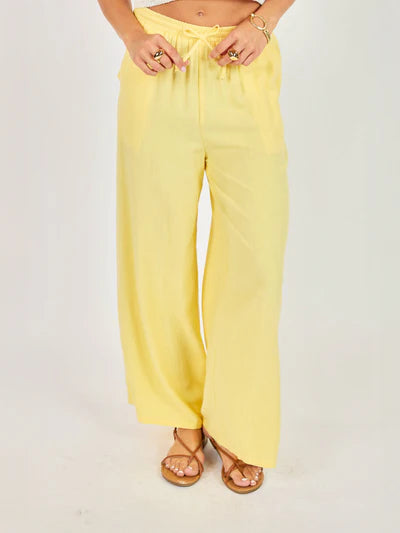 Sugarloaf Elastic Waist Pants Sadie &amp; Sage