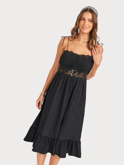 Night Bloom Pintuck Midi Sadie & Sage