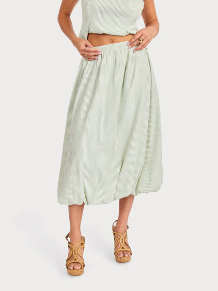 See Me Stripe Bubble Midi Sadie & Sage