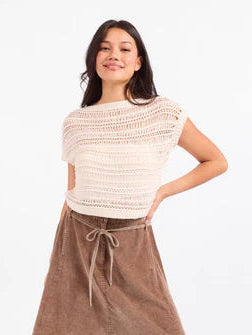 Adara Open Knit Sweater Vest Sadie &amp; Sage