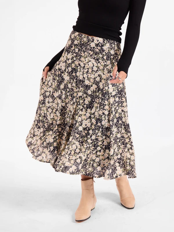 Painted Fields Midi Skirt Sadie &amp; Sage