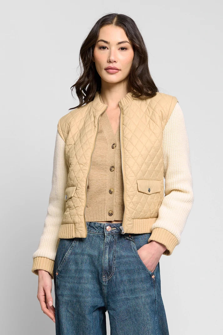 Hudson Nylon Sweater Sleeve Jacket Central Park West