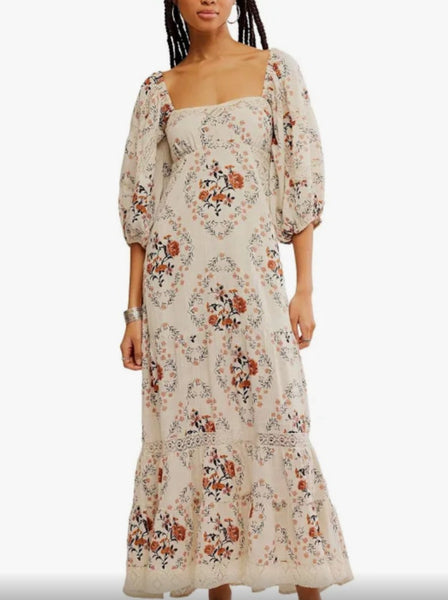 All The Attitude Printed Maxi Free People