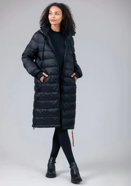 The Quilted Hooded  Down Coat Anorak