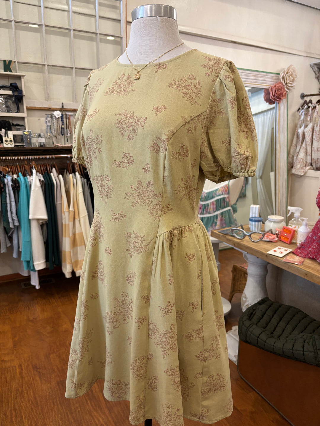 Dusted Wildflower Mini Dress In February