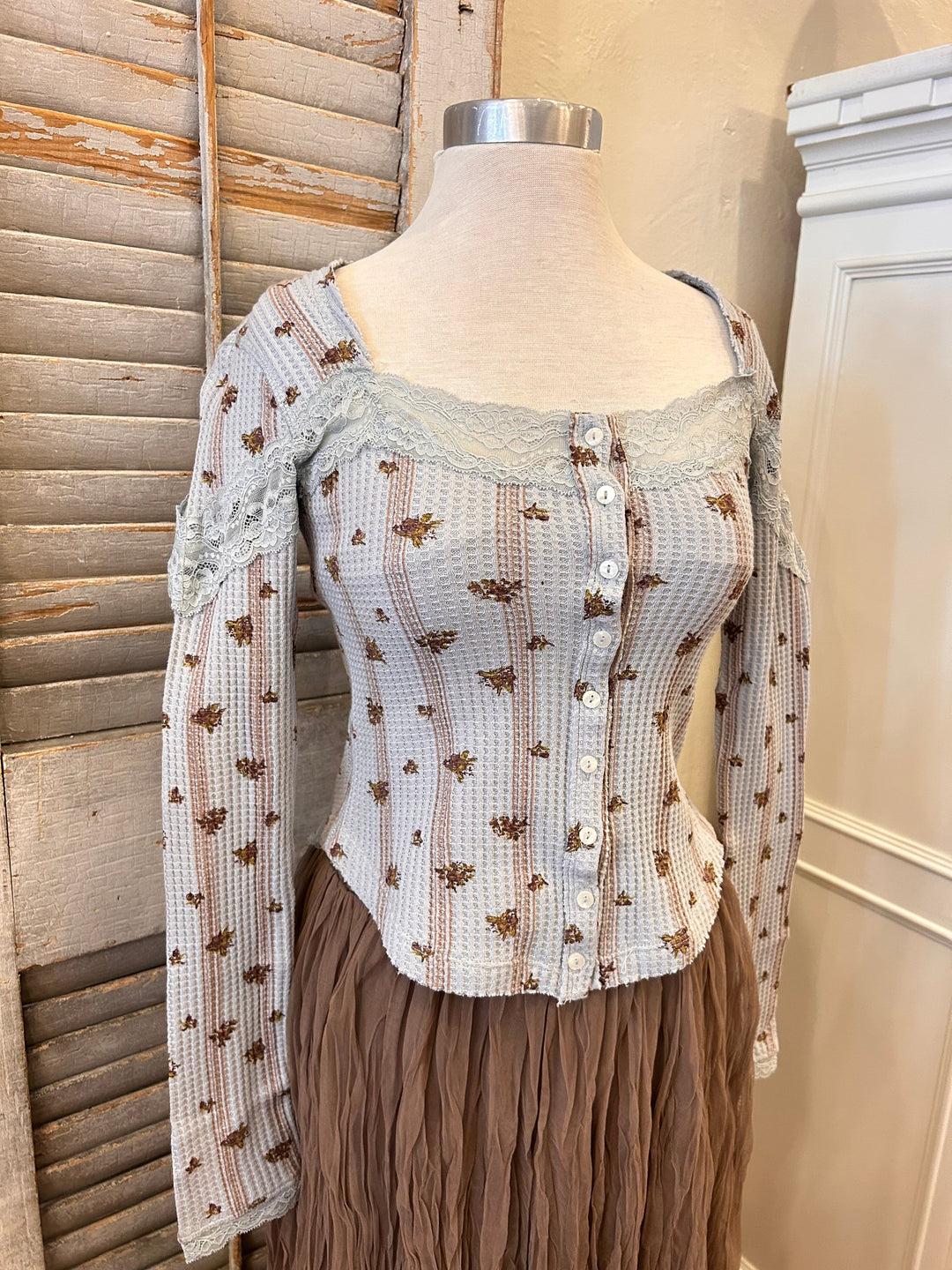 Lets Party Cardi- printed Free People