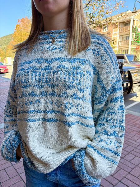 Dani Pattern Sweater Free People