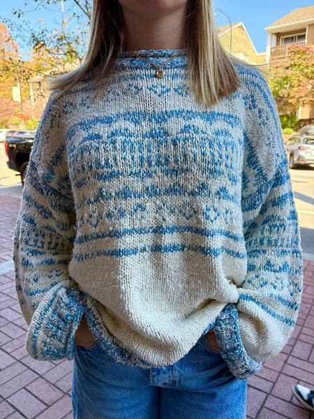 Dani Pattern Sweater Free People