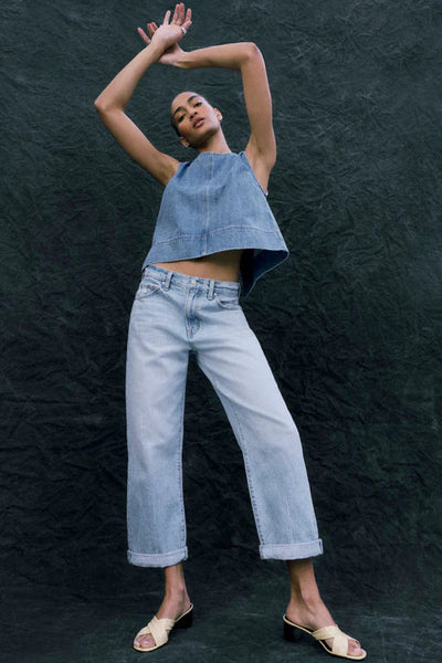 Donny Rolled Hem Boyfriend by Pistola Pistola
