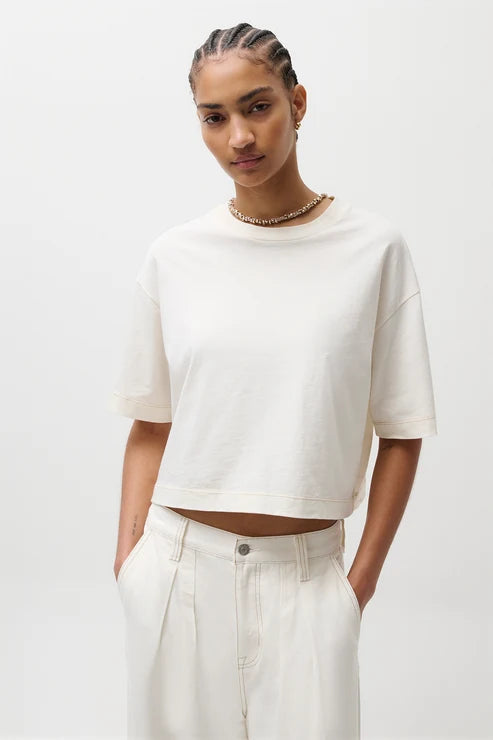 Mae Cropped Tee by Pistola Pistola