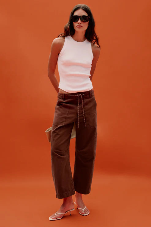Sabrina Curved Utility Pants by Pistola Pistola