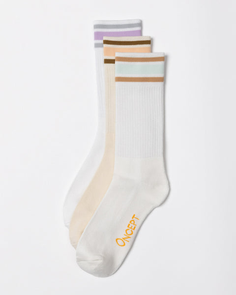 Stripe Crew Sock by Oncept Oncept