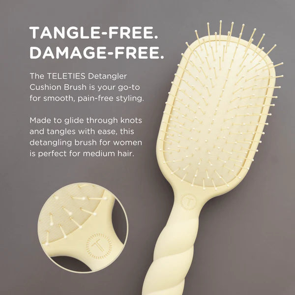 Detangler Hair Brush- medium hair Teleties