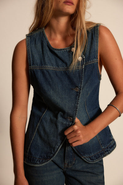 Maris Denim Vest by FP Free People