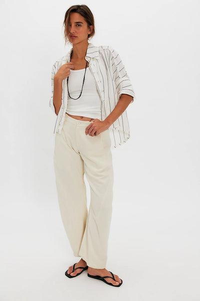 Seaside Cotton Stripe Shirt by FP Free People