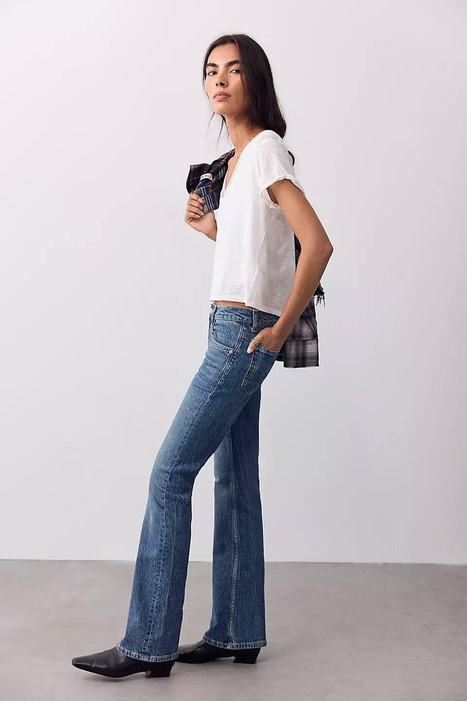 Monte Low Rise Slim Boot Cut by Free People Free People