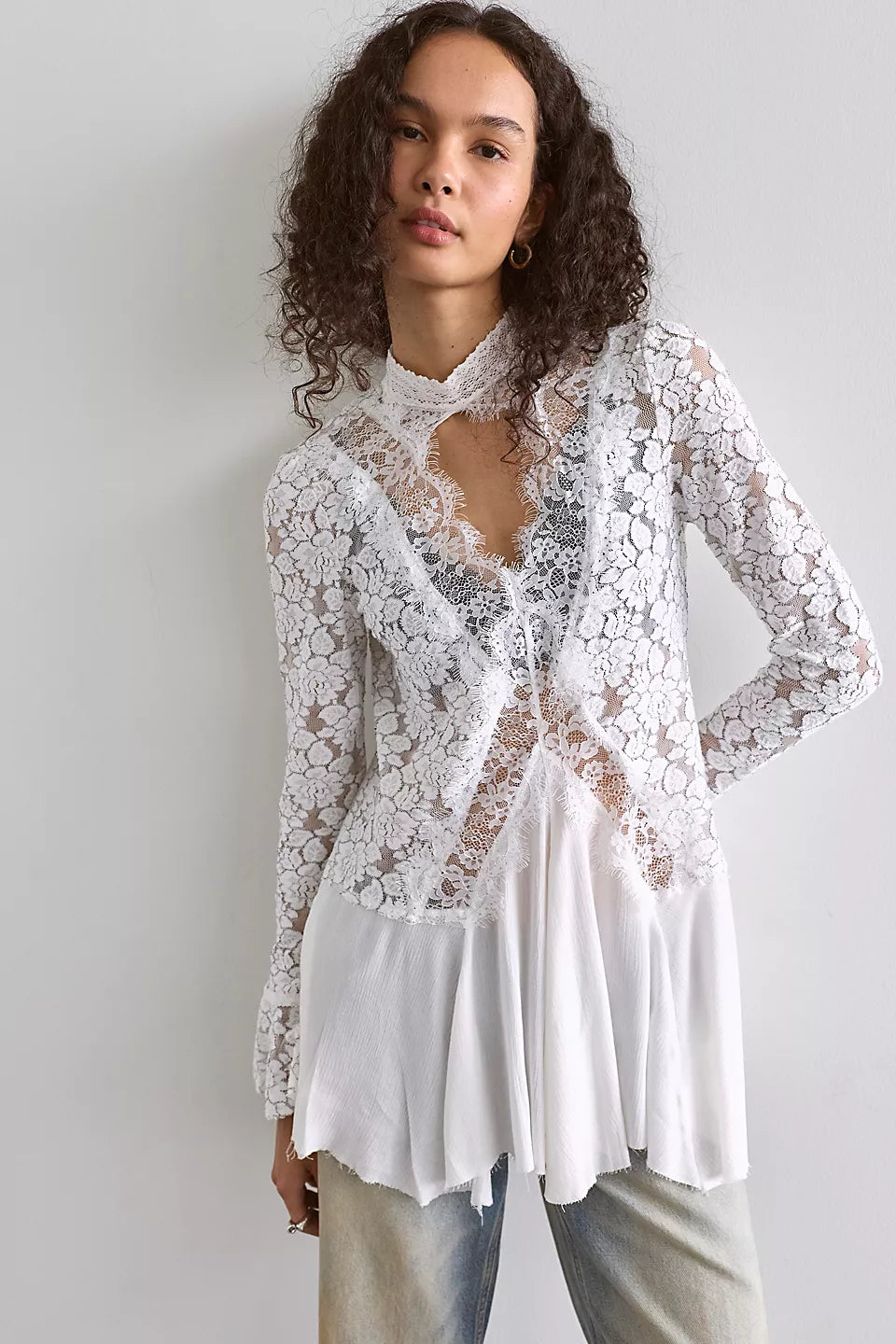 First Crush Lace Tunic by Free People Lililu On King