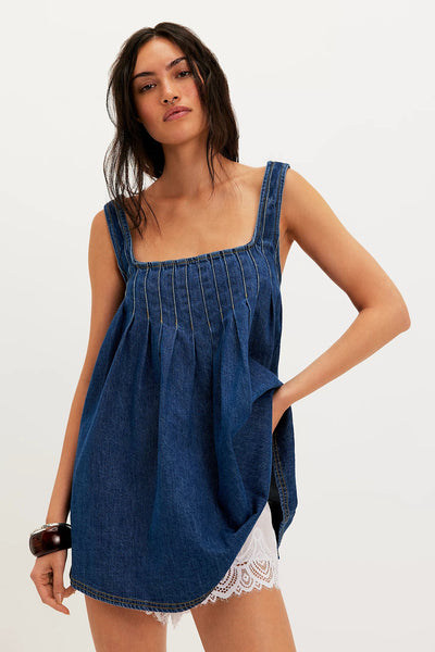 Katie Denim Tunic by Free People Free People
