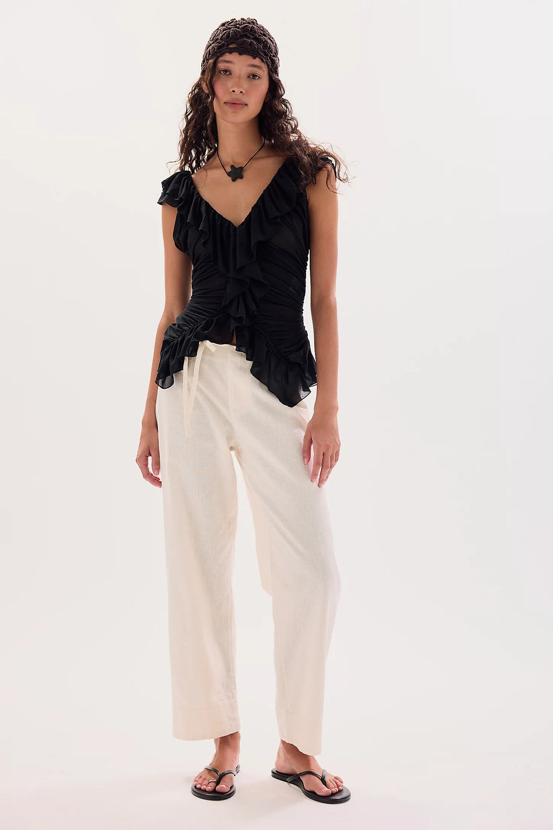 Blythe Ruffle Top Free People