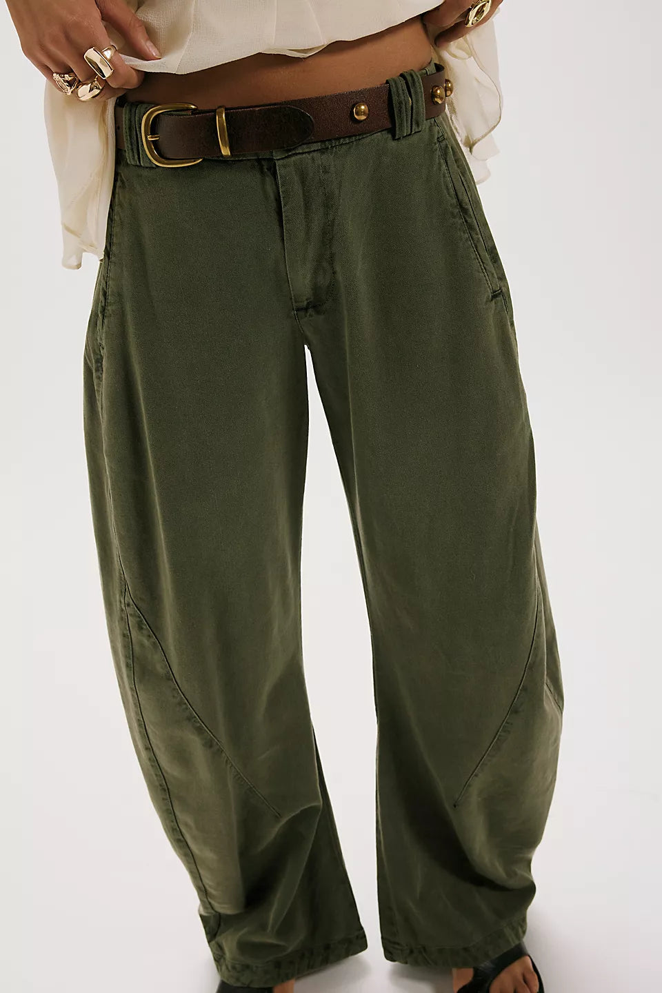 Spotlight Washed Trouser by Free People Free People