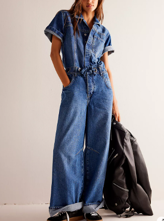 Edison Wideleg Coverall Free People