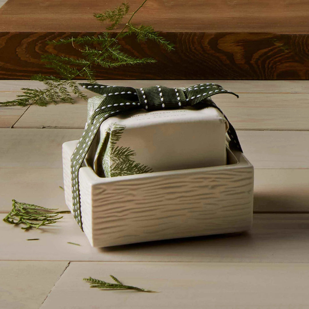 Frasier Fir® Bar Soap and Dish Set by Thymes Thymes