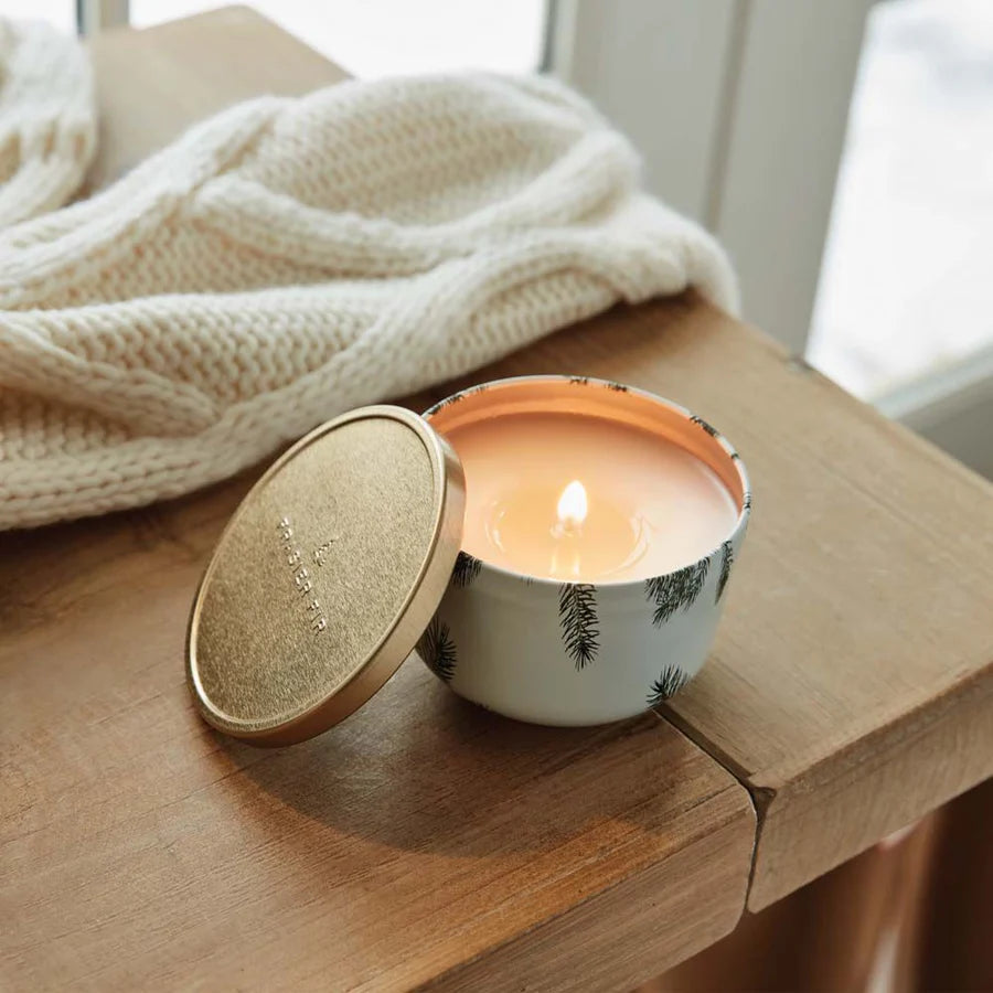 Frasier Fir Poured Candle Tin by Thymes Thymes
