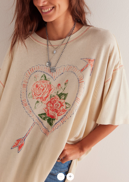 Love Rose Tee Free People