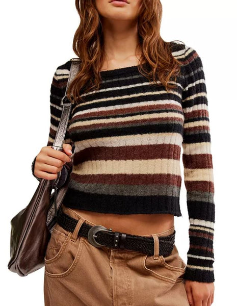 Lumen Stripe Pullover Free People