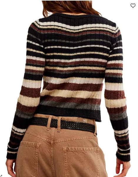 Lumen Stripe Pullover Free People