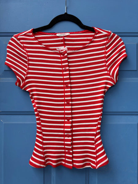 Most Wanted Striped Cardi by Free People Free People