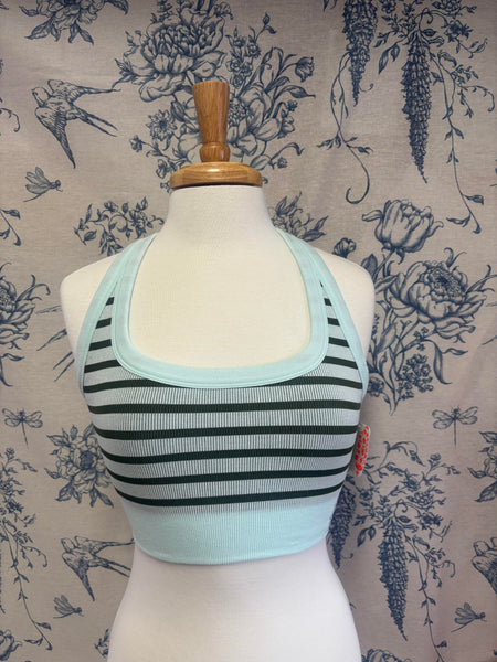 Go To Stripe Bra by Free People Free People