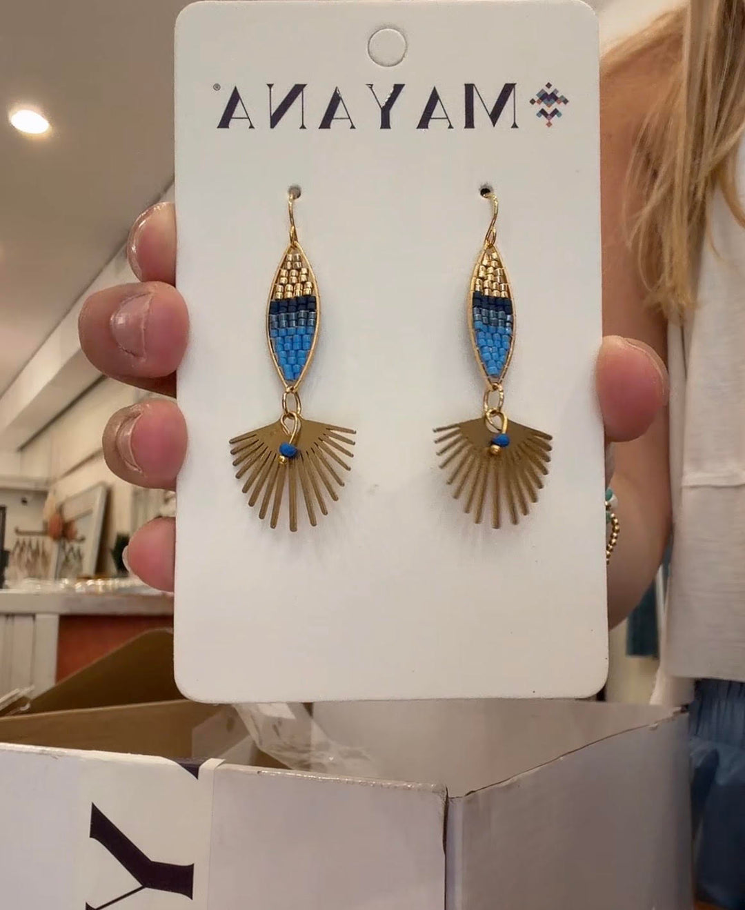 Cotton Candy Earrings by Mayana Mayana