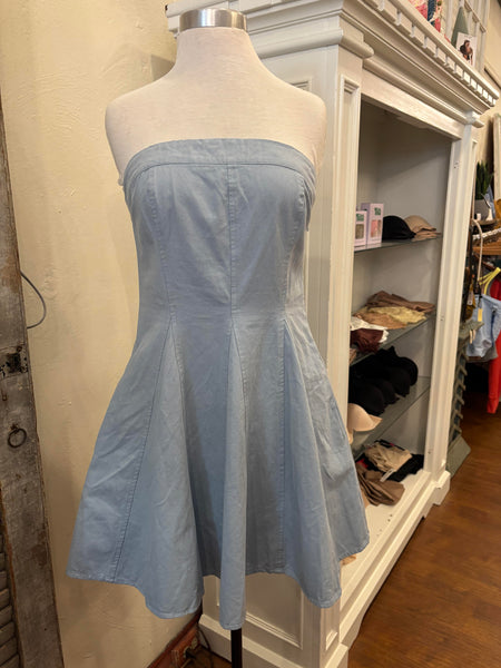 Washed Cotton Tube Dress In February