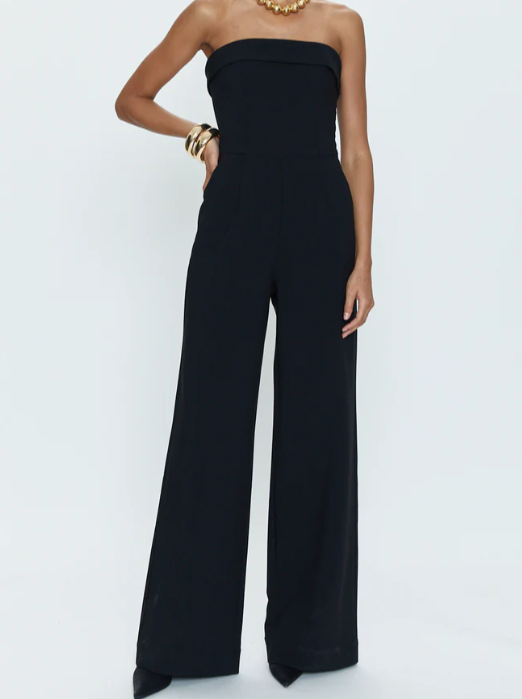 Valentina Polished Jumpsuit Pistola